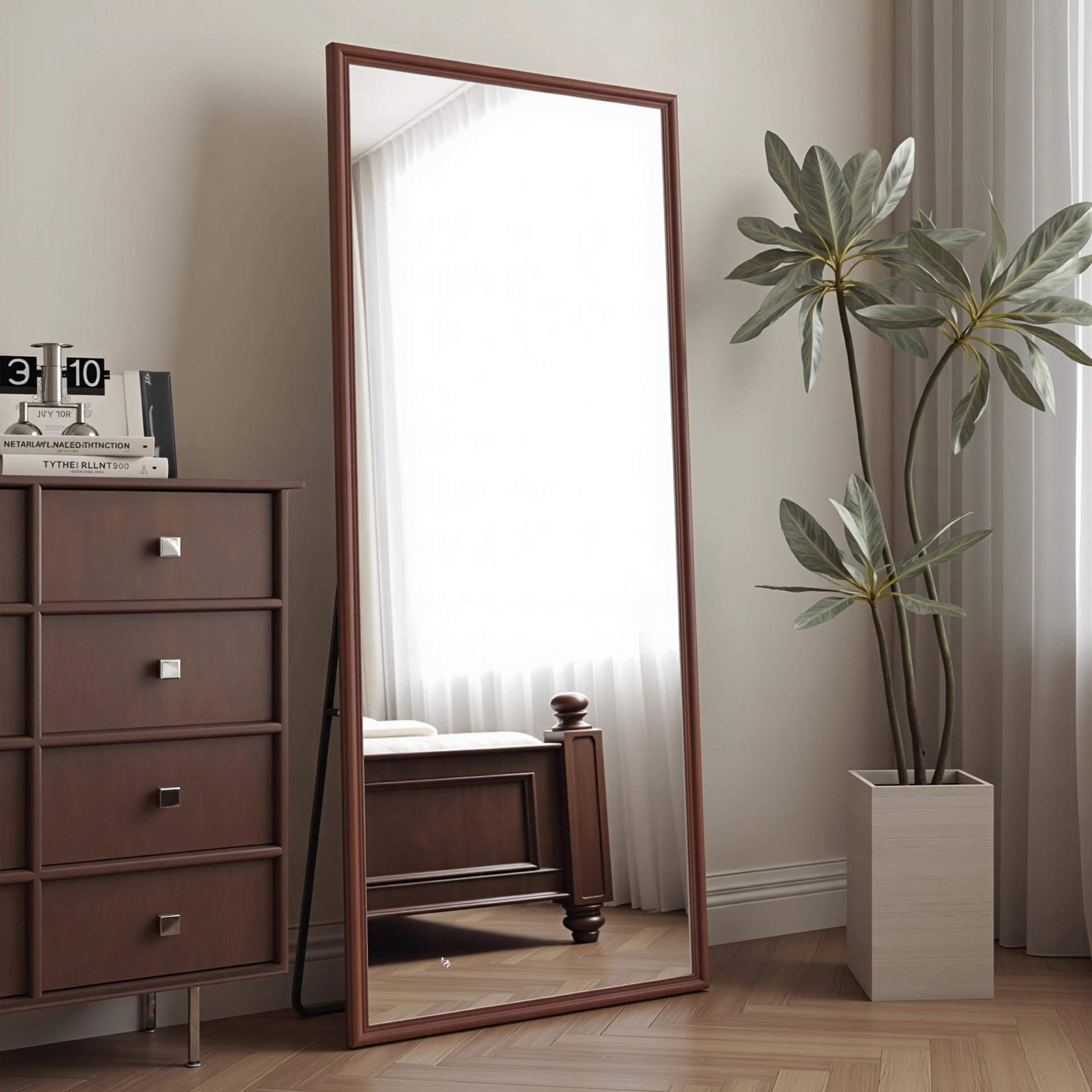 Зеркало напольное: mid-century, винтаж, напольный, для спальни